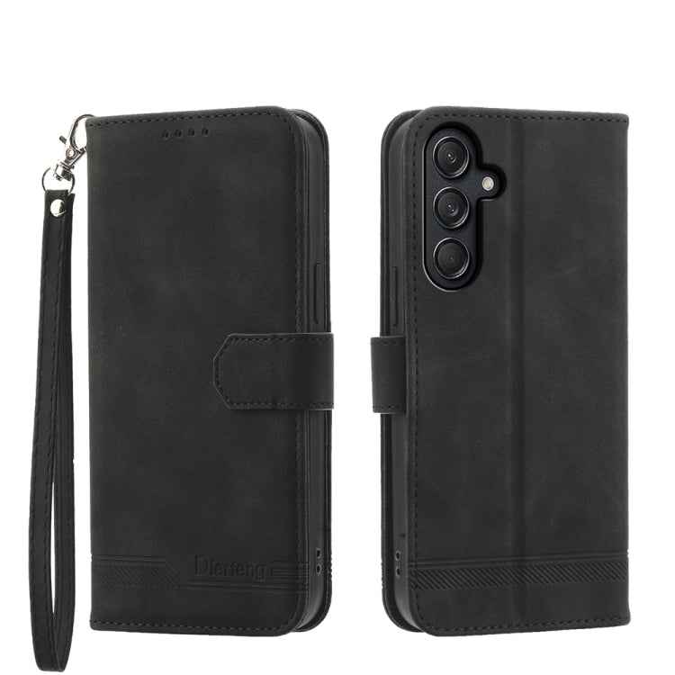 Dierfeng Dream Line TPU + PU Leather Phone Case, For Samsung Galaxy M55, For Samsung Galaxy M15 5G / F15 5G, For Samsung Galaxy Xcover 7, For Samsung Galaxy A55, For Samsung Galaxy A35, For Samsung Galaxy S24 Ultra 5G, For Samsung Galaxy S24+ 5G       ...