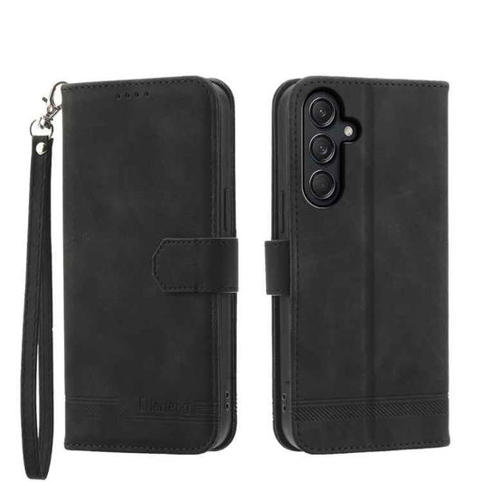 Dierfeng Dream Line TPU + PU Leather Phone Case, For Samsung Galaxy M55, For Samsung Galaxy M15 5G / F15 5G, For Samsung Galaxy Xcover 7, For Samsung Galaxy A55, For Samsung Galaxy A35, For Samsung Galaxy S24 Ultra 5G, For Samsung Galaxy S24+ 5G       ...