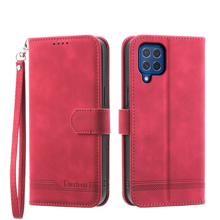 Dierfeng Dream Line TPU + PU Leather Phone Case, For Samsung Galaxy A15, For Samsung Galaxy A05, For Samsung Galaxy A05s, For Samsung Galaxy A25 5G Global, For Samsung Galaxy M54 5G, For Samsung Galaxy M62