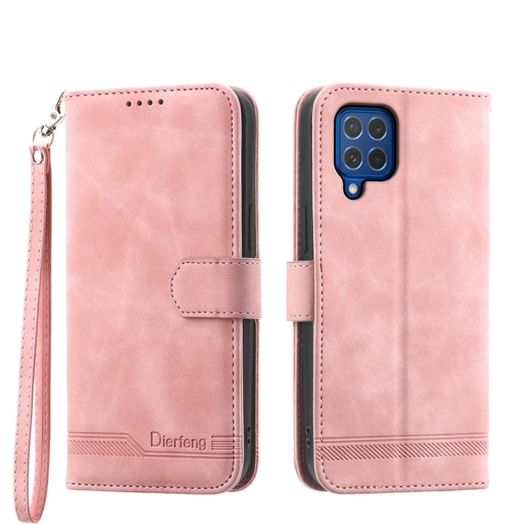 Dierfeng Dream Line TPU + PU Leather Phone Case, For Samsung Galaxy A15, For Samsung Galaxy A05, For Samsung Galaxy A05s, For Samsung Galaxy A25 5G Global, For Samsung Galaxy M54 5G, For Samsung Galaxy M62