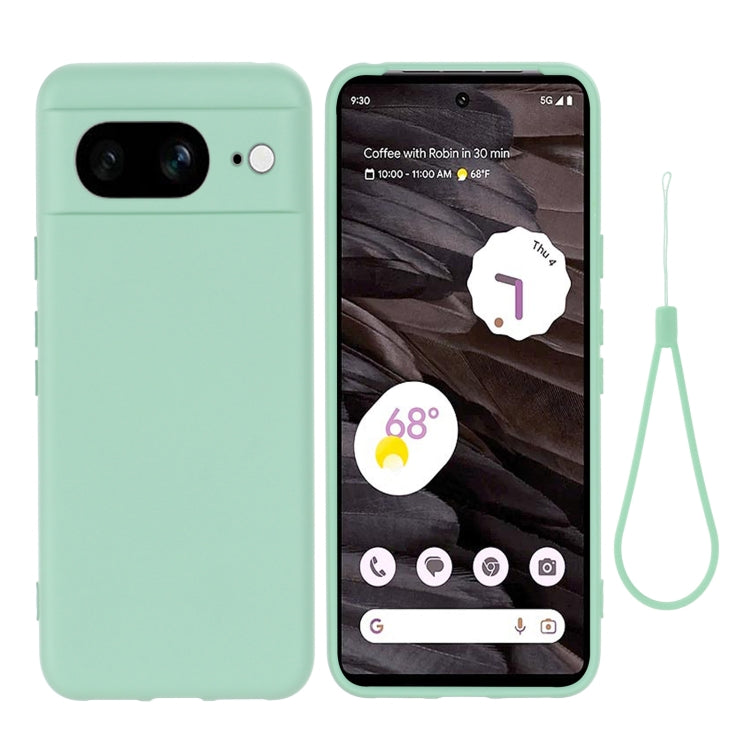 Solid Color Liquid Silicone Dropproof Full Coverage Phone Case, For Google Pixel 9 Pro XL, For Google Pixel 9 Pro, For Google Pixel 9, For Google Pixel 8a, For Google Pixel 8 Pro, For Google Pixel 8