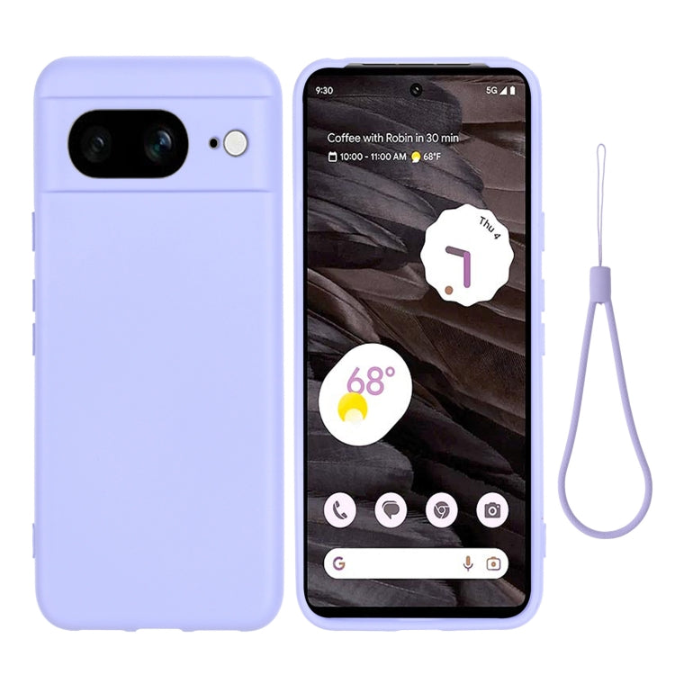 Solid Color Liquid Silicone Dropproof Full Coverage Phone Case, For Google Pixel 9 Pro XL, For Google Pixel 9 Pro, For Google Pixel 9, For Google Pixel 8a, For Google Pixel 8 Pro, For Google Pixel 8