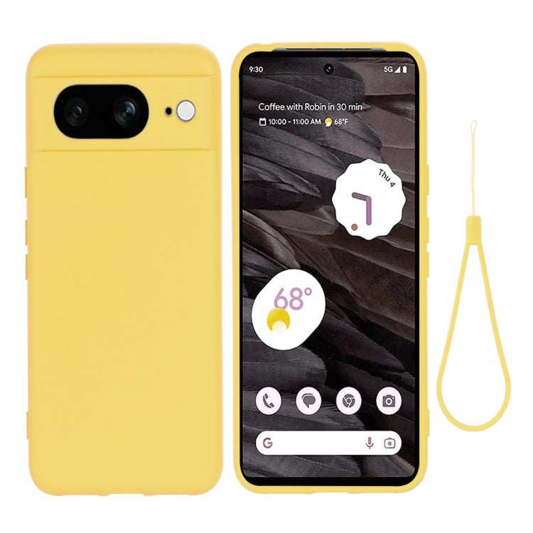 Solid Color Liquid Silicone Dropproof Full Coverage Phone Case, For Google Pixel 9 Pro XL, For Google Pixel 9 Pro, For Google Pixel 9, For Google Pixel 8a, For Google Pixel 8 Pro, For Google Pixel 8