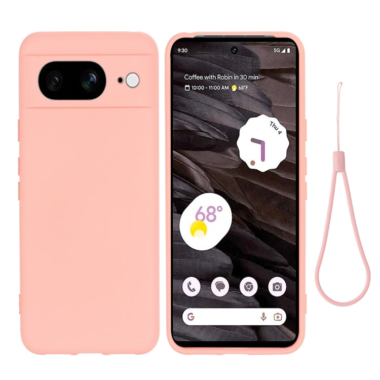 Solid Color Liquid Silicone Dropproof Full Coverage Phone Case, For Google Pixel 9 Pro XL, For Google Pixel 9 Pro, For Google Pixel 9, For Google Pixel 8a, For Google Pixel 8 Pro, For Google Pixel 8