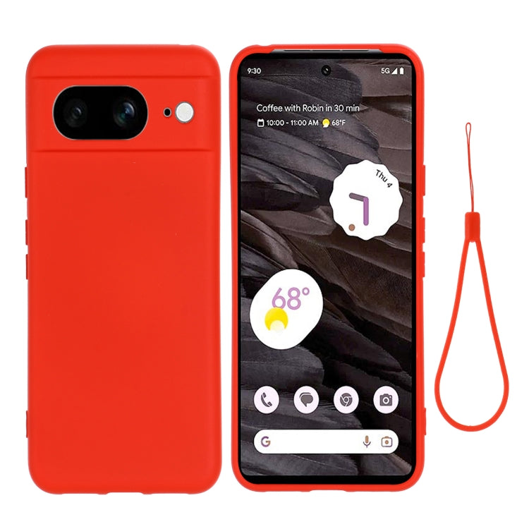 Solid Color Liquid Silicone Dropproof Full Coverage Phone Case, For Google Pixel 9 Pro XL, For Google Pixel 9 Pro, For Google Pixel 9, For Google Pixel 8a, For Google Pixel 8 Pro, For Google Pixel 8