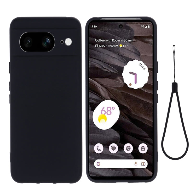 Solid Color Liquid Silicone Dropproof Full Coverage Phone Case, For Google Pixel 9 Pro XL, For Google Pixel 9 Pro, For Google Pixel 9, For Google Pixel 8a, For Google Pixel 8 Pro, For Google Pixel 8