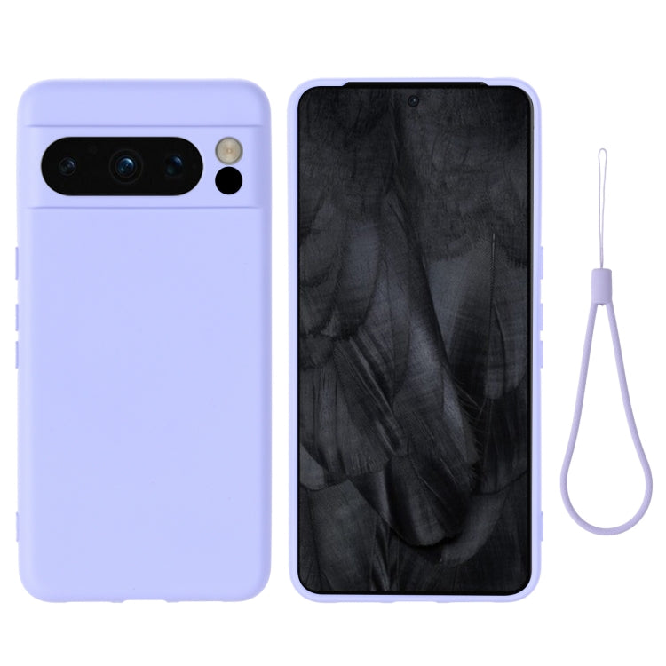 Solid Color Liquid Silicone Dropproof Full Coverage Phone Case, For Google Pixel 9 Pro XL, For Google Pixel 9 Pro, For Google Pixel 9, For Google Pixel 8a, For Google Pixel 8 Pro, For Google Pixel 8