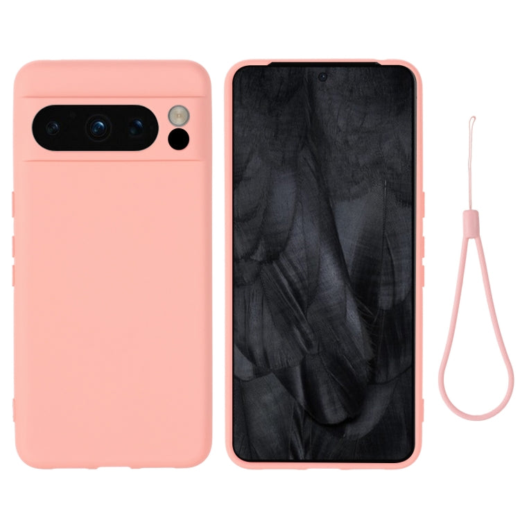 Solid Color Liquid Silicone Dropproof Full Coverage Phone Case, For Google Pixel 9 Pro XL, For Google Pixel 9 Pro, For Google Pixel 9, For Google Pixel 8a, For Google Pixel 8 Pro, For Google Pixel 8