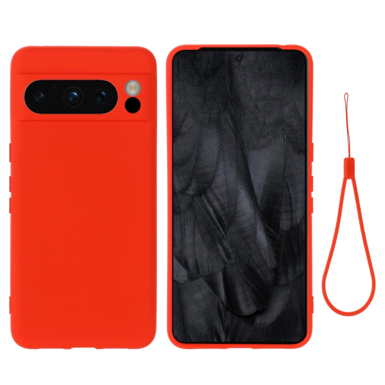 Solid Color Liquid Silicone Dropproof Full Coverage Phone Case, For Google Pixel 9 Pro XL, For Google Pixel 9 Pro, For Google Pixel 9, For Google Pixel 8a, For Google Pixel 8 Pro, For Google Pixel 8