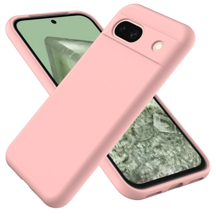 Solid Color Liquid Silicone Dropproof Full Coverage Phone Case, For Google Pixel 9 Pro XL, For Google Pixel 9 Pro, For Google Pixel 9, For Google Pixel 8a, For Google Pixel 8 Pro, For Google Pixel 8