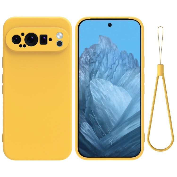 Solid Color Liquid Silicone Dropproof Full Coverage Phone Case, For Google Pixel 9 Pro XL, For Google Pixel 9 Pro, For Google Pixel 9, For Google Pixel 8a, For Google Pixel 8 Pro, For Google Pixel 8