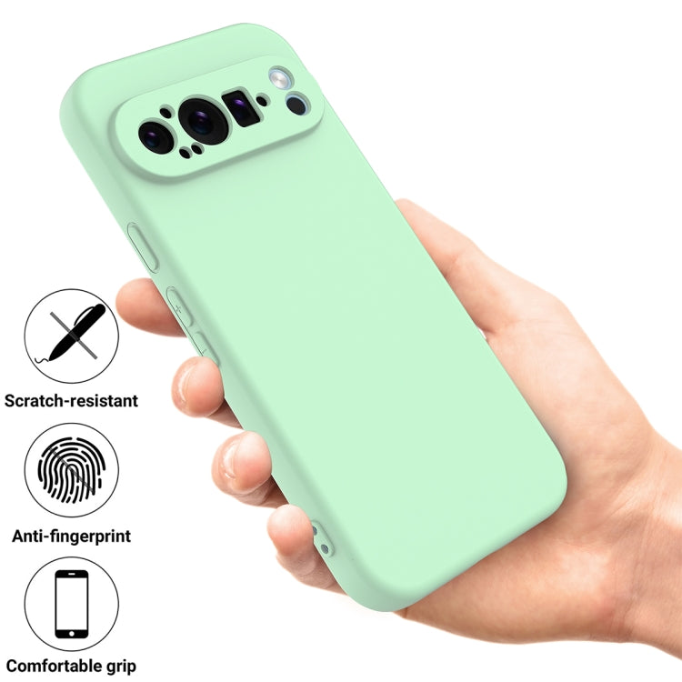 Solid Color Liquid Silicone Dropproof Full Coverage Phone Case, For Google Pixel 9 Pro XL, For Google Pixel 9 Pro, For Google Pixel 9, For Google Pixel 8a, For Google Pixel 8 Pro, For Google Pixel 8