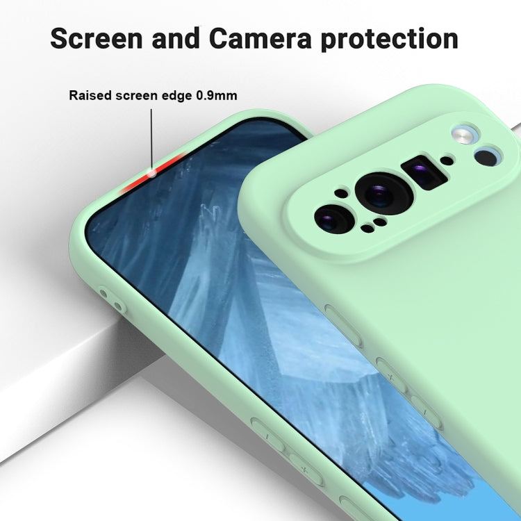 Solid Color Liquid Silicone Dropproof Full Coverage Phone Case, For Google Pixel 9 Pro XL, For Google Pixel 9 Pro, For Google Pixel 9, For Google Pixel 8a, For Google Pixel 8 Pro, For Google Pixel 8