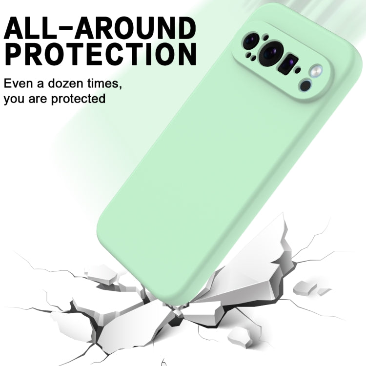 Solid Color Liquid Silicone Dropproof Full Coverage Phone Case, For Google Pixel 9 Pro XL, For Google Pixel 9 Pro, For Google Pixel 9, For Google Pixel 8a, For Google Pixel 8 Pro, For Google Pixel 8