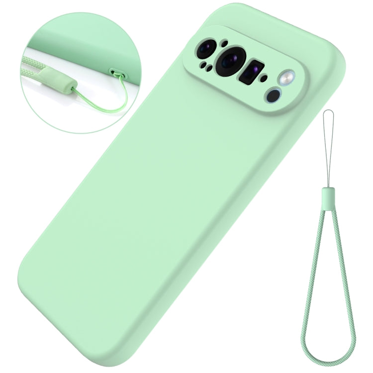 Solid Color Liquid Silicone Dropproof Full Coverage Phone Case, For Google Pixel 9 Pro XL, For Google Pixel 9 Pro, For Google Pixel 9, For Google Pixel 8a, For Google Pixel 8 Pro, For Google Pixel 8