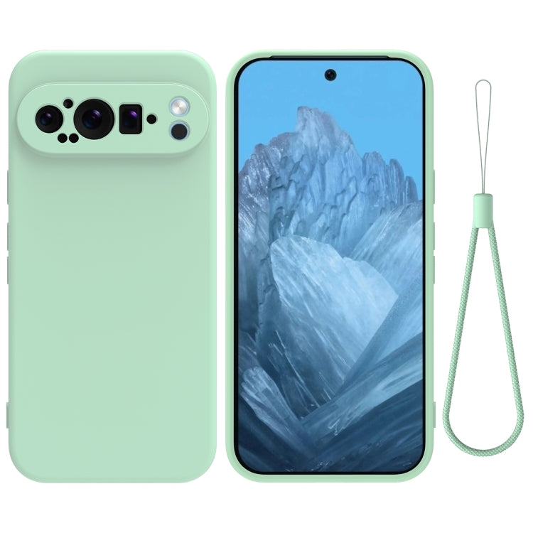 Solid Color Liquid Silicone Dropproof Full Coverage Phone Case, For Google Pixel 9 Pro XL, For Google Pixel 9 Pro, For Google Pixel 9, For Google Pixel 8a, For Google Pixel 8 Pro, For Google Pixel 8