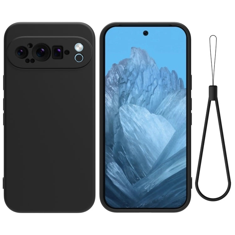 Solid Color Liquid Silicone Dropproof Full Coverage Phone Case, For Google Pixel 9 Pro XL, For Google Pixel 9 Pro, For Google Pixel 9, For Google Pixel 8a, For Google Pixel 8 Pro, For Google Pixel 8