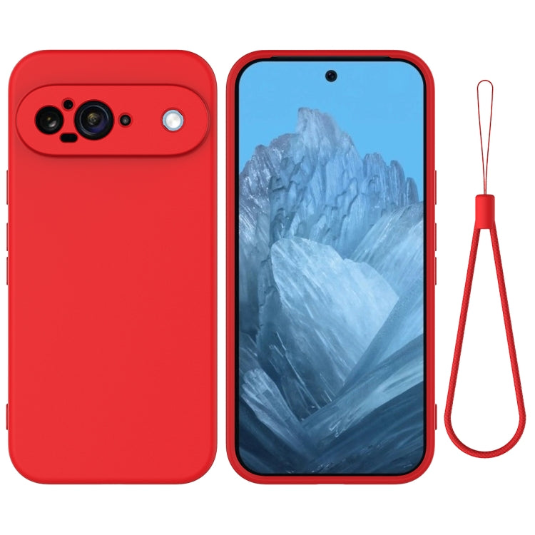Solid Color Liquid Silicone Dropproof Full Coverage Phone Case, For Google Pixel 9 Pro XL, For Google Pixel 9 Pro, For Google Pixel 9, For Google Pixel 8a, For Google Pixel 8 Pro, For Google Pixel 8