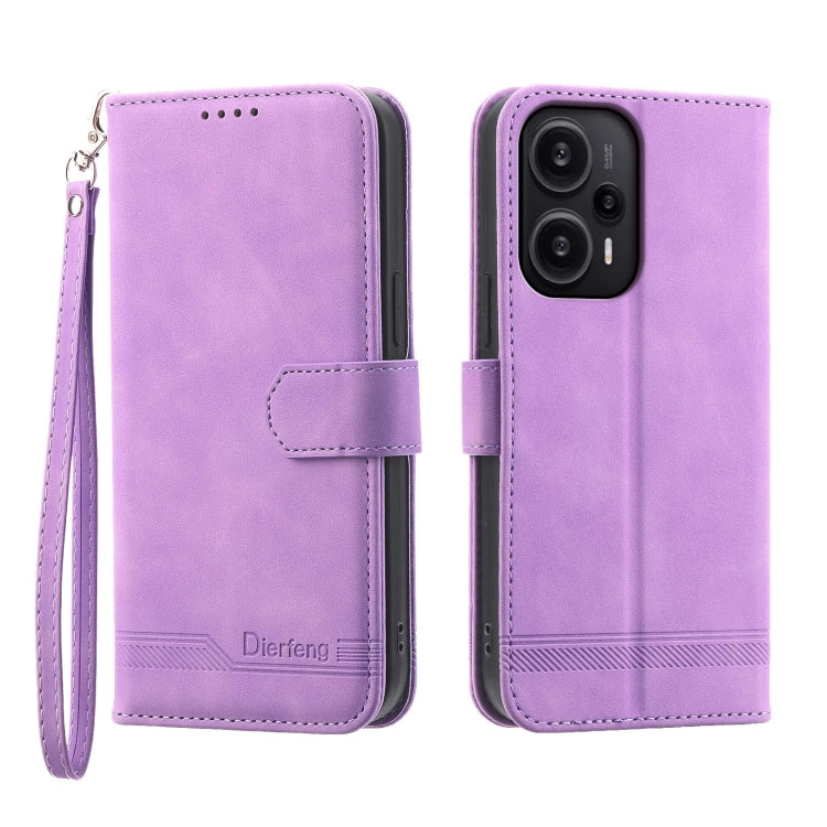 Dierfeng Dream Line TPU + PU Leather Phone Case