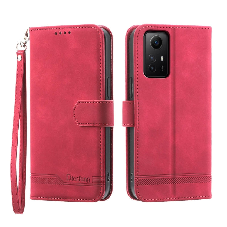 Dierfeng Dream Line TPU + PU Leather Phone Case