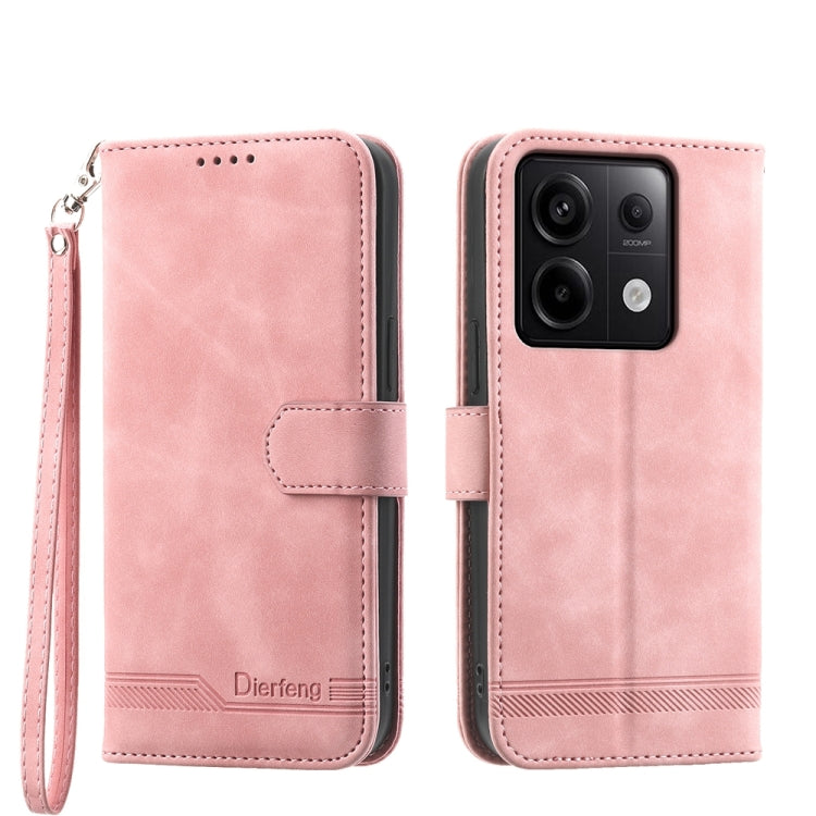 Dierfeng Dream Line TPU + PU Leather Phone Case
