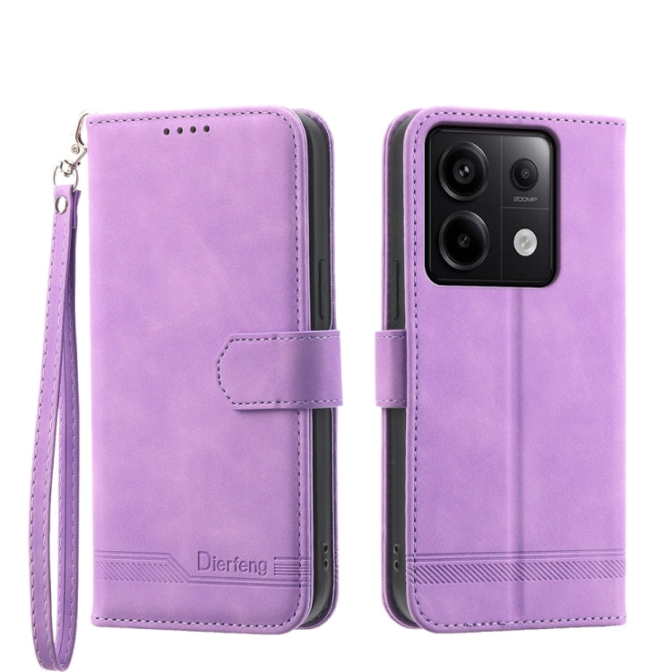 Dierfeng Dream Line TPU + PU Leather Phone Case