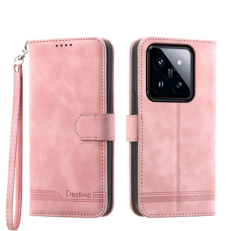 Dierfeng Dream Line TPU + PU Leather Phone Case, For Xiaomi Redmi A3, For Xiaomi Redmi Note 13 Pro 4G, For Xiaomi Redmi Note13 4G, For Xiaomi 14 Ultra, For Xiaomi 14 Pro, For Xiaomi 14, For Xiaomi Redmi Note 13 5G, For Xiaomi Redmi 13C