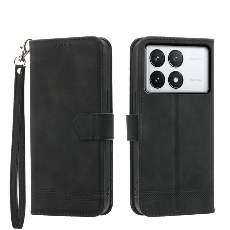Dierfeng Dream Line TPU + PU Leather Phone Case