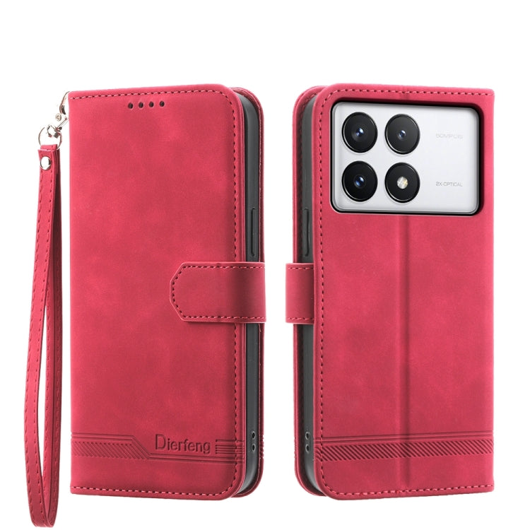 Dierfeng Dream Line TPU + PU Leather Phone Case
