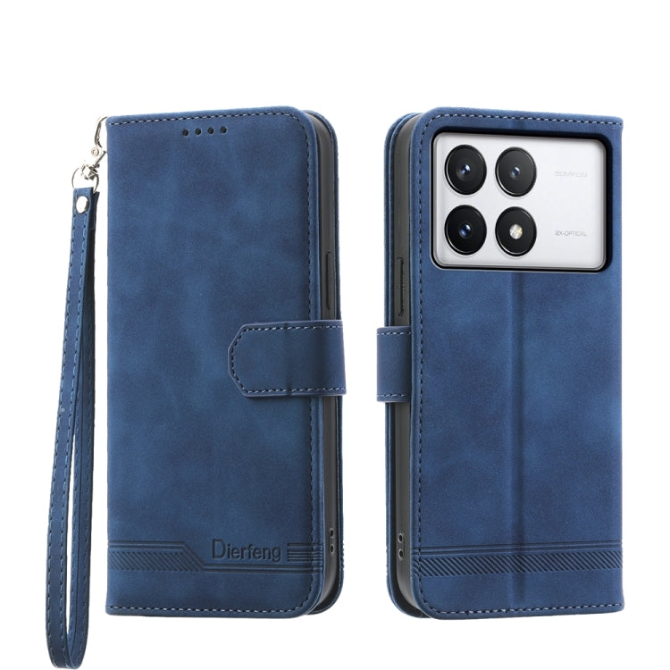 Dierfeng Dream Line TPU + PU Leather Phone Case