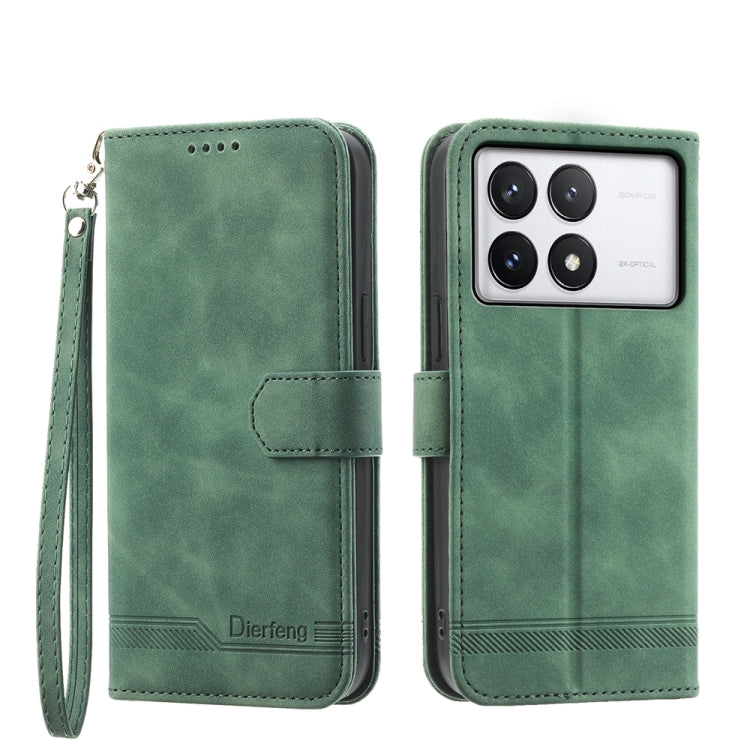 Dierfeng Dream Line TPU + PU Leather Phone Case