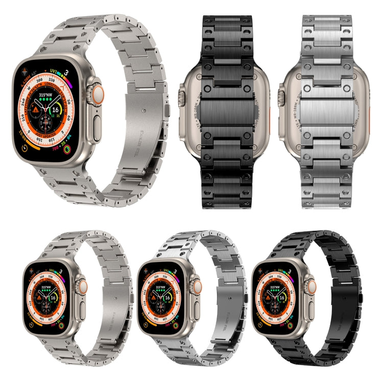 Double Rows Metal Watch Band