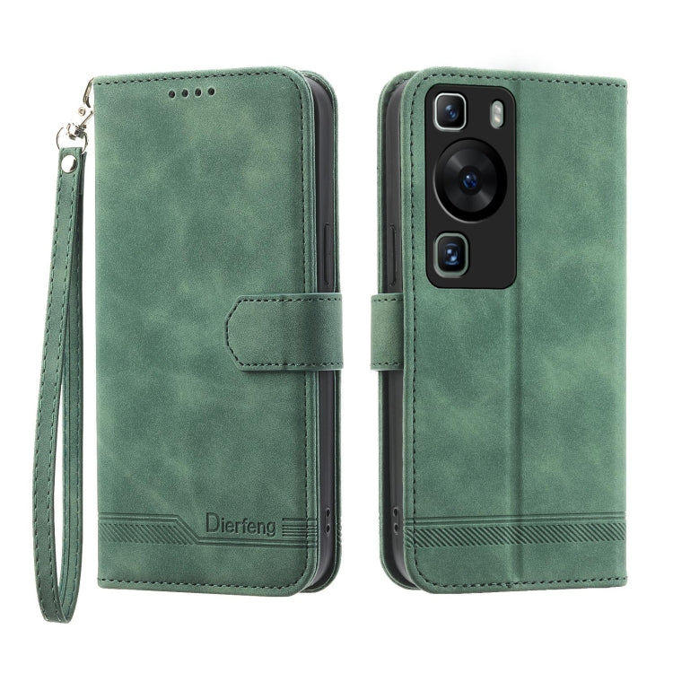 Dierfeng Dream Line TPU Hybrid PU Leather Phone Case, For Huawei Mate 60 Pro, For Huawei nova 11 Pro 4G, For Huawei nova 11, For Huawei P60 / P60 Pro