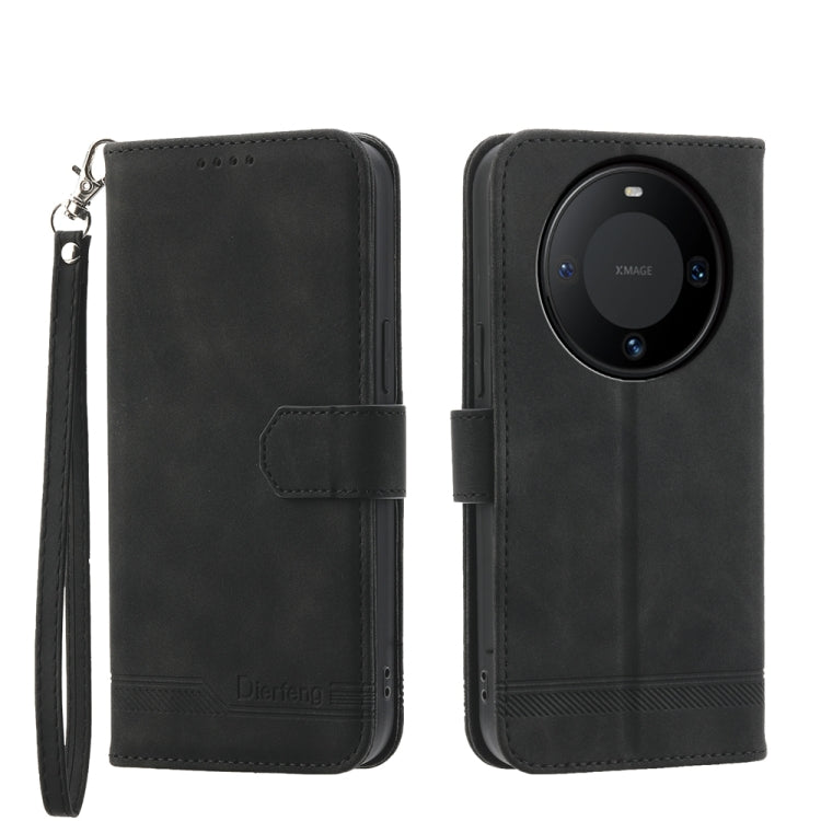 Dierfeng Dream Line TPU Hybrid PU Leather Phone Case, For Huawei Pura 80 Ultra 5G, For Huawei Pura 80 Pro 5G / Pura 80 Pro+ 5G, For Huawei Pura 80 5G, For Huawei nova 14 Ultra, For Huawei nova 14 Pro, For Huawei nova 14, For Huawei nova 13 Pro         ...