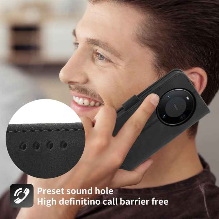 Dierfeng Dream Line TPU Hybrid PU Leather Phone Case, For Huawei Mate 60 Pro, For Huawei nova 11 Pro 4G, For Huawei nova 11, For Huawei P60 / P60 Pro