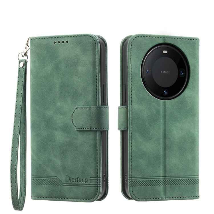 Dierfeng Dream Line TPU Hybrid PU Leather Phone Case, For Huawei Mate 60 Pro, For Huawei nova 11 Pro 4G, For Huawei nova 11, For Huawei P60 / P60 Pro