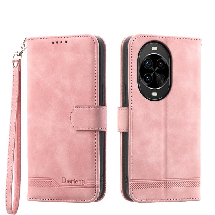 Dierfeng Dream Line TPU Hybrid PU Leather Phone Case, For Huawei Pura 80 Ultra 5G, For Huawei Pura 80 Pro 5G / Pura 80 Pro+ 5G, For Huawei Pura 80 5G, For Huawei nova 14 Ultra, For Huawei nova 14 Pro, For Huawei nova 14, For Huawei nova 13 Pro         ...