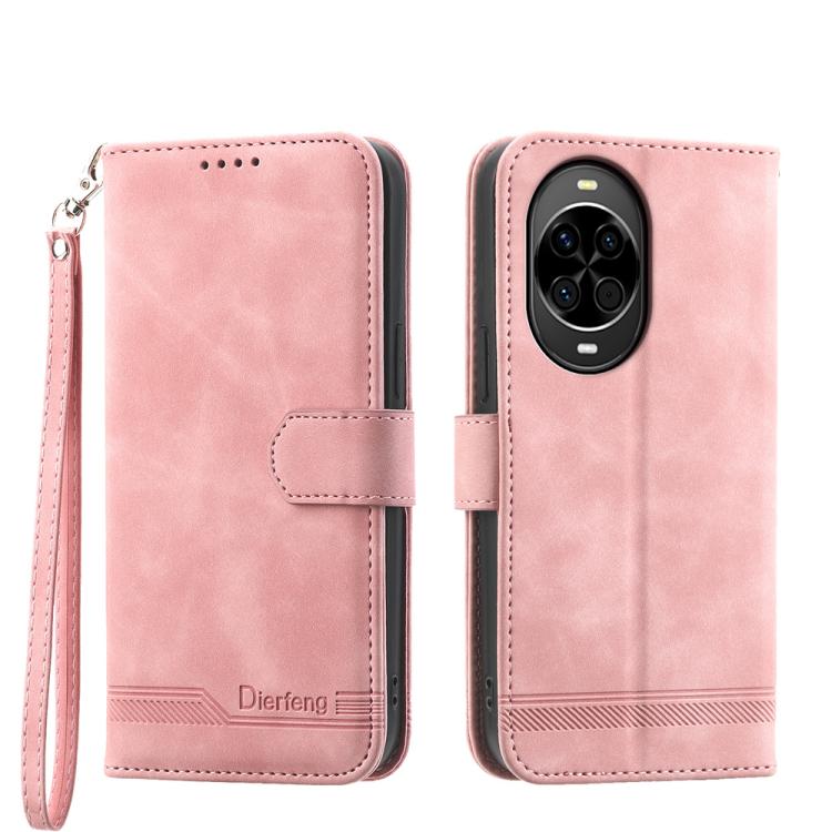 Dierfeng Dream Line TPU Hybrid PU Leather Phone Case, For Huawei Pura 80 Ultra 5G, For Huawei Pura 80 Pro 5G / Pura 80 Pro+ 5G, For Huawei Pura 80 5G, For Huawei nova 14 Ultra, For Huawei nova 14 Pro, For Huawei nova 14, For Huawei nova 13 Pro         ...