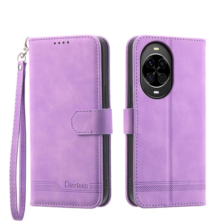 Dierfeng Dream Line TPU Hybrid PU Leather Phone Case, For Huawei Pura 80 Ultra 5G, For Huawei Pura 80 Pro 5G / Pura 80 Pro+ 5G, For Huawei Pura 80 5G, For Huawei nova 14 Ultra, For Huawei nova 14 Pro, For Huawei nova 14, For Huawei nova 13 Pro         ...