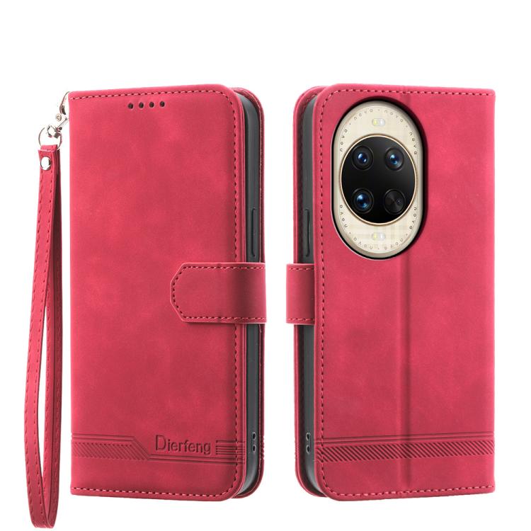 Dierfeng Dream Line TPU Hybrid PU Leather Phone Case, For Huawei Pura 80 Ultra 5G, For Huawei Pura 80 Pro 5G / Pura 80 Pro+ 5G, For Huawei Pura 80 5G, For Huawei nova 14 Ultra, For Huawei nova 14 Pro, For Huawei nova 14, For Huawei nova 13 Pro         ...