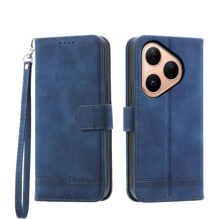 Dierfeng Dream Line TPU Hybrid PU Leather Phone Case, For Huawei Pura 80 Ultra 5G, For Huawei Pura 80 Pro 5G / Pura 80 Pro+ 5G, For Huawei Pura 80 5G, For Huawei nova 14 Ultra, For Huawei nova 14 Pro, For Huawei nova 14, For Huawei nova 13 Pro         ...