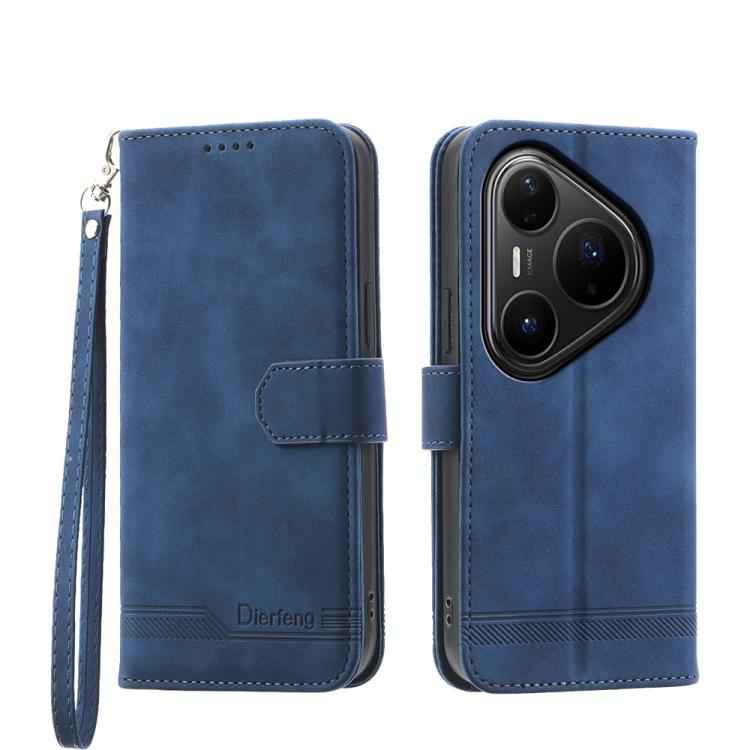 Dierfeng Dream Line TPU Hybrid PU Leather Phone Case, For Huawei Pura 80 Ultra 5G, For Huawei Pura 80 Pro 5G / Pura 80 Pro+ 5G, For Huawei Pura 80 5G, For Huawei nova 14 Ultra, For Huawei nova 14 Pro, For Huawei nova 14, For Huawei nova 13 Pro         ...