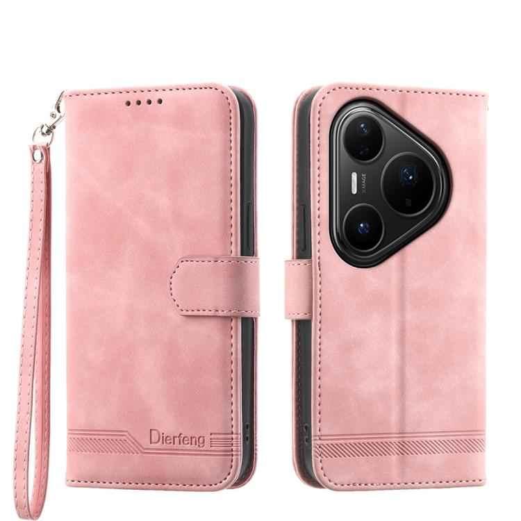 Dierfeng Dream Line TPU Hybrid PU Leather Phone Case, For Huawei Pura 80 Ultra 5G, For Huawei Pura 80 Pro 5G / Pura 80 Pro+ 5G, For Huawei Pura 80 5G, For Huawei nova 14 Ultra, For Huawei nova 14 Pro, For Huawei nova 14, For Huawei nova 13 Pro         ...