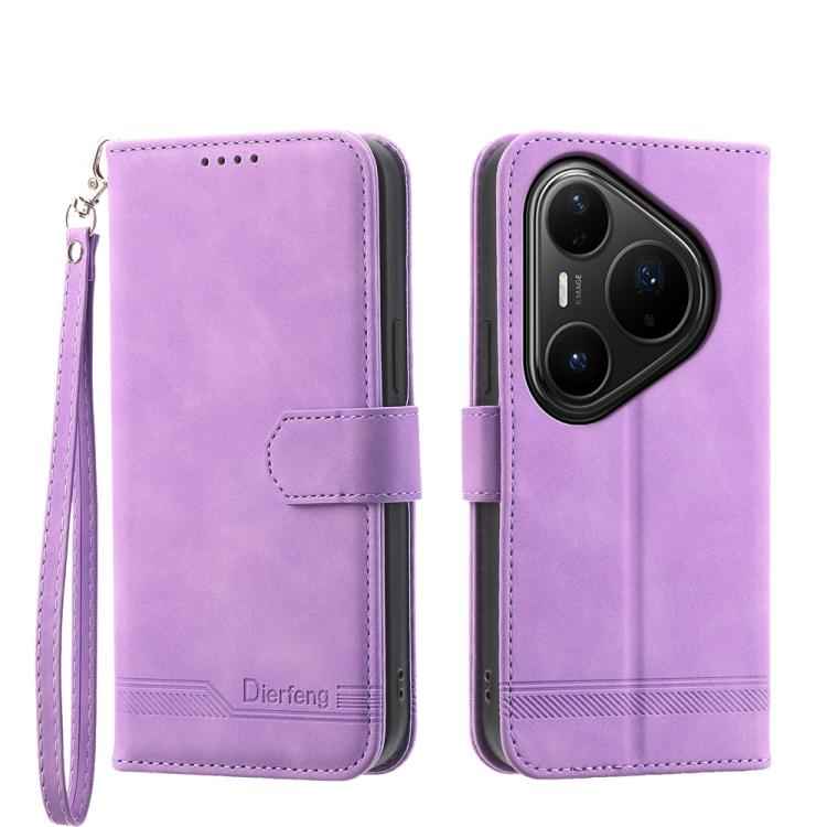 Dierfeng Dream Line TPU Hybrid PU Leather Phone Case, For Huawei Pura 80 Ultra 5G, For Huawei Pura 80 Pro 5G / Pura 80 Pro+ 5G, For Huawei Pura 80 5G, For Huawei nova 14 Ultra, For Huawei nova 14 Pro, For Huawei nova 14, For Huawei nova 13 Pro         ...