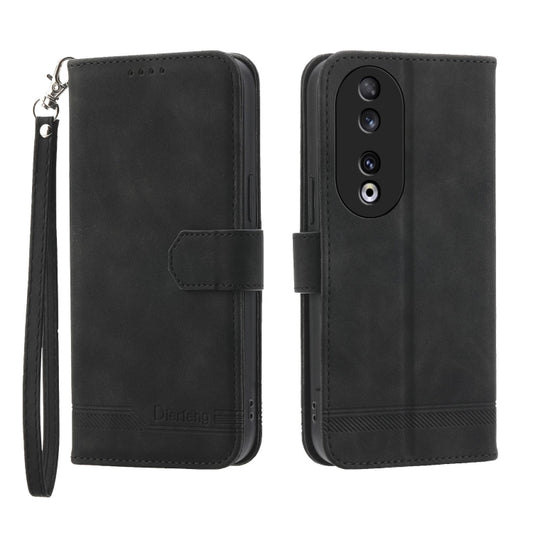 Dierfeng Dream Line TPU Hybrid PU Leather Phone Case, For Honor 90 5G, For Honor X50i, For Honor X40i 5G / Play7T Pro, For Honor Magic5 Pro, For Honor Magic5, For Honor X8a 4G