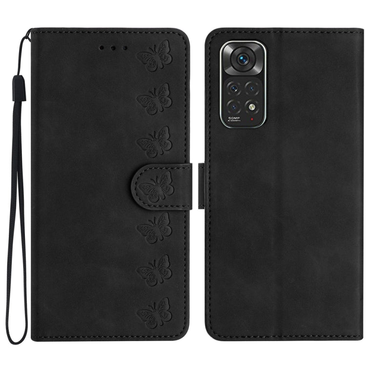 Seven Butterflies Embossed Leather Phone Case, For Xiaomi Redmi A1, For Xiaomi Redmi Note 11 Pro 5G Global, For Xiaomi 12 Lite, For Xiaomi Redmi 10A, For Xiaomi Redmi 10C, For Xiaomi Redmi Note 11 5G, For Xiaomi Redmi 10 2022, For Xiaomi 12 Pro