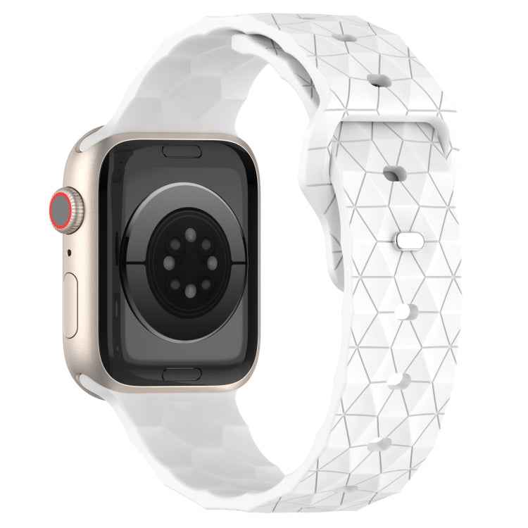 Football Texture Silicone Watch Band, For Apple Watch 8 41mm, For Apple Watch 8 45mm, For Apple Watch SE 2022 40mm, For Apple Watch SE 2022 44mm