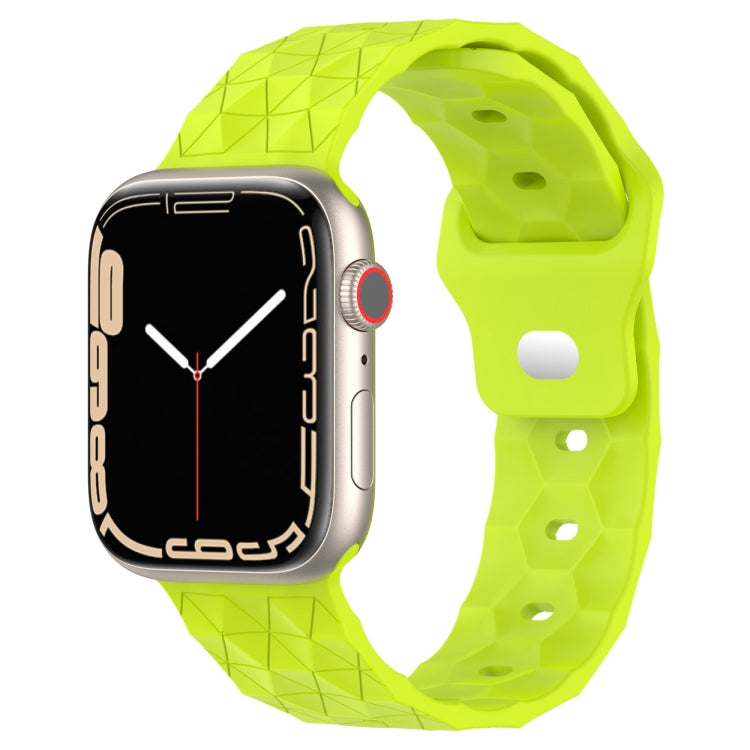Football Texture Silicone Watch Band, For Apple Watch 8 41mm, For Apple Watch 8 45mm, For Apple Watch SE 2022 40mm, For Apple Watch SE 2022 44mm