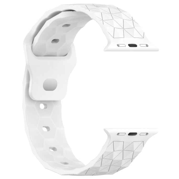 Football Texture Silicone Watch Band, For Apple Watch Ultra 2 49mm, For Apple Watch 9 45mm, For Apple Watch 9 41mm, For Apple Watch Ultra 49mm