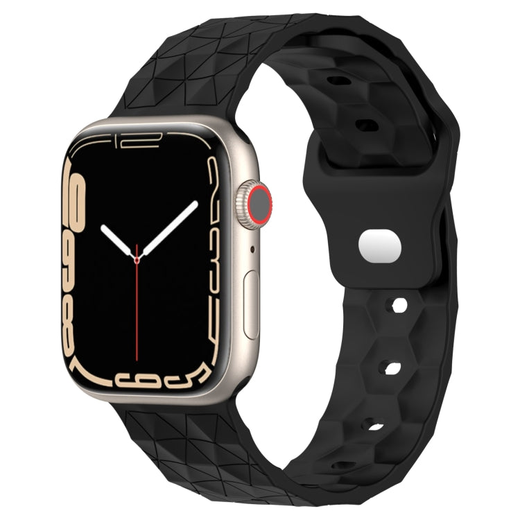 Football Texture Silicone Watch Band, For Apple Watch Ultra 2 49mm, For Apple Watch 9 45mm, For Apple Watch 9 41mm, For Apple Watch Ultra 49mm